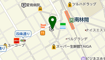 イサラ食品店の地図画像