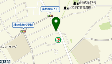 ガレージ林間の地図画像