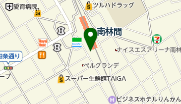 カットショップタグチ南林間店の地図画像
