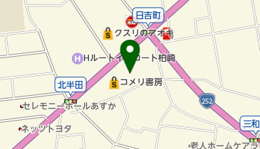 中越運送株式会社柏崎物流センターの地図画像