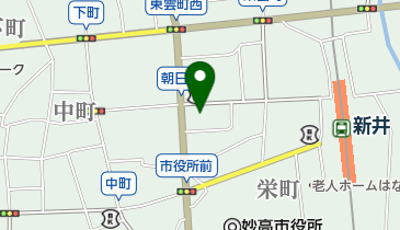 妙高市社会福祉協議会デイサービスセンター朝日の地図画像