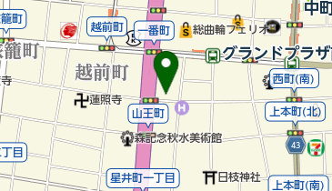 池田椅子張店の地図画像