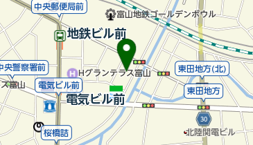 富山県教育会館の地図画像