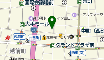 オーマツ靴店総曲輪店の地図画像
