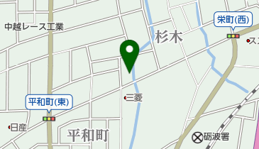 いながき不動産の地図画像