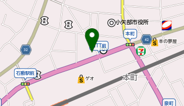 小矢部市消防団 石動第1分団の地図画像