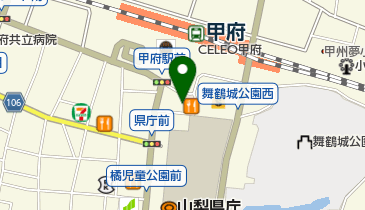 第一学院高等学校甲府キャンパスの地図画像