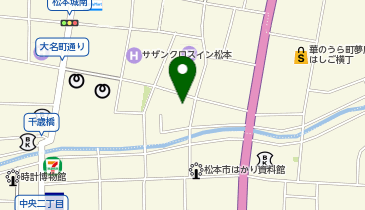 穂高クラフトナワテ通り店の地図画像