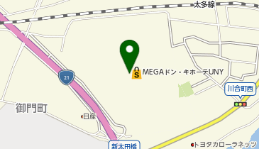 リアンサカイ美濃加茂店の地図画像