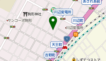 スパジオ川辺の地図画像