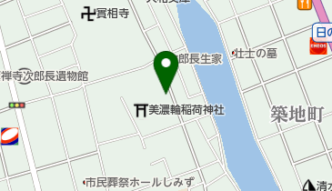 マツヤ靴店の地図画像