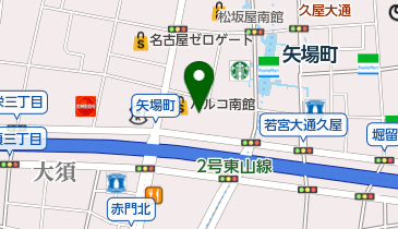 ロッキン名古屋栄店の地図画像