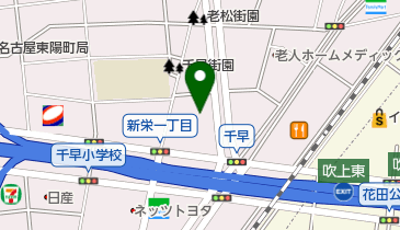 愛知県公立高等学校PTA連合会の地図画像