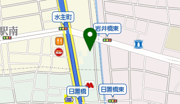 釜寅名駅店の地図画像