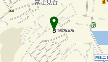 大津市消防局 富士見分団詰所の地図画像