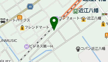 近江八幡市役所 市民部 人権・市民生活課 自転車返還所の地図画像