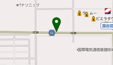 ツキムラけいはんなプラザホテル店の地図画像