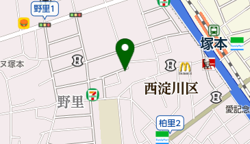 なかの鍼灸整骨院の地図画像
