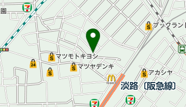 ヘアーズフィットの地図画像