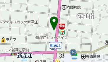 人生劇場・新深江店の地図画像