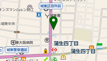 おじゃま館 蒲生店の地図画像