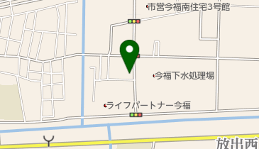 動物病院まつおかの地図画像