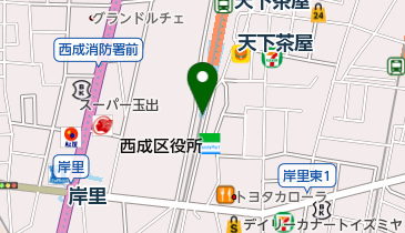 丸天家 天下茶屋店の地図画像