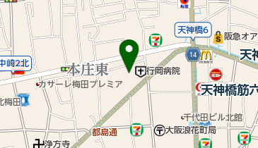 株式会社行岡メディカルサービスの地図画像