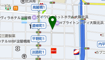 お弁当物語北浜店の地図画像