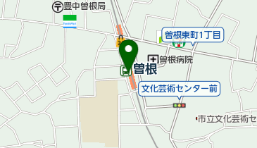 リセット阪急曽根店の地図画像