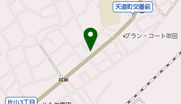 片山酒店の地図画像