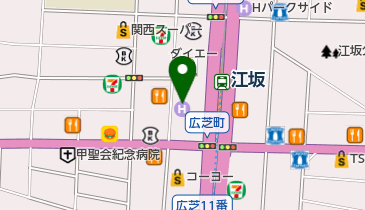 カーサヴォーグ江坂店の地図画像