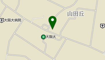 鯨屋阪大食堂の地図画像