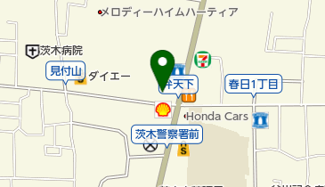 ヒマラヤ茨木店の地図画像