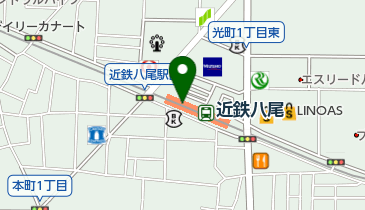 YAOタイムス(TIMES)の地図画像