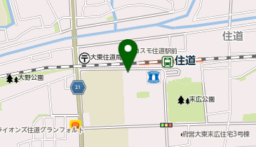 大東市立 生涯学習センター・アクロスの地図画像