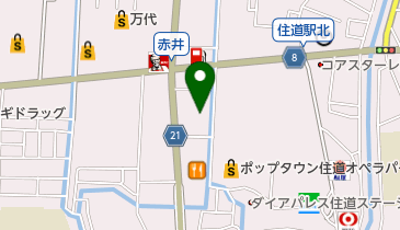 ポップス文化教室の地図画像