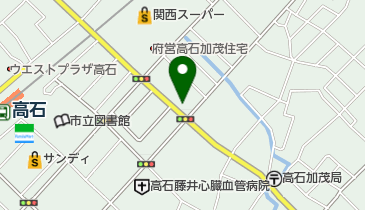 若葉寿司高石店の地図画像