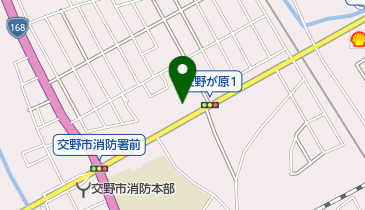 らくね交野店の地図画像