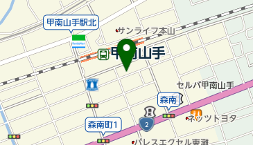 森温泉の地図画像