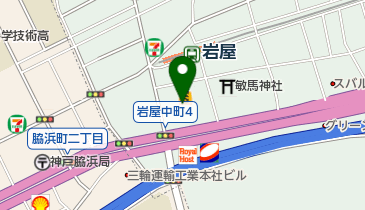 アルカ岩屋調剤薬局の地図画像