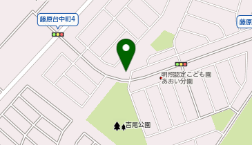 藤原台中町自治会館愛あいホールの地図画像