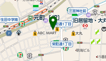 全身ほぐし整え処ゆるり元町店の地図画像