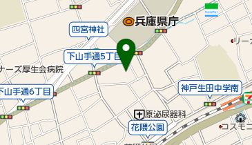 兵庫県看護協会(公益社団法人)の地図画像