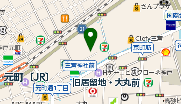 花の木・メリケンキッズの地図画像