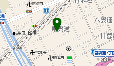 寿司清たつの地図画像