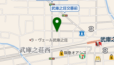 蔵本誠子バレエスクールの地図画像