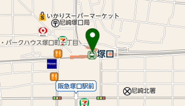 ラフィネ阪急塚口店の地図画像