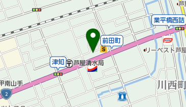 ヴィステーション芦屋店の地図画像