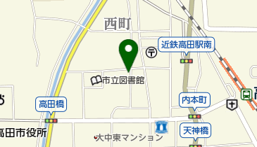 近畿労働金庫高田支店の地図画像